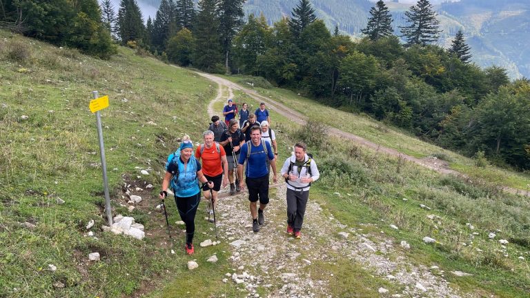 Wanderung Porsche Informatik Feistenau Schafberg